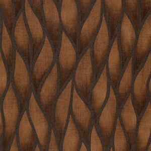 Noordwand Topchic Wallpaper Flames and Drops Metallic Brown