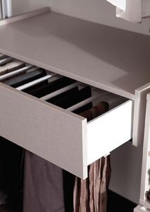 Relax Trouser Rack Kit with Brackets - Linen - 900mm