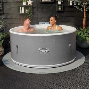 CleverSpa St Ives 5 Person Drop Stitch Hot Tub & Halo LED Light
