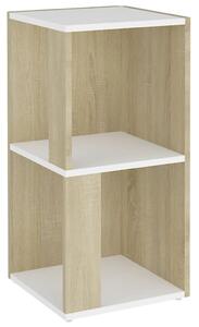 Corner Cabinet White and Sonoma Oak 33x33x67 cm Engineered Wood