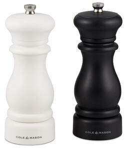 Cole and Mason Southwold Salt and Pepper Mill Set Black/White