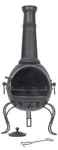 Murcia Extra Large Steel Chimenea and Grill