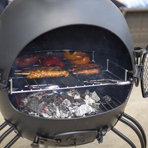 Murcia Extra Large Steel Chiminea and Grill