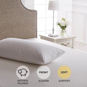 Dorma Hungarian Goose Down Soft-Support Pillow White