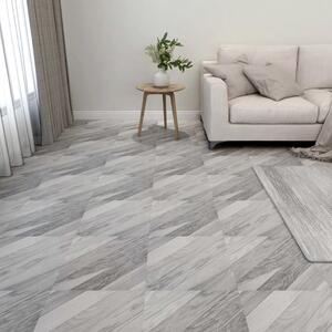 Self-adhesive Flooring Planks 20 pcs PVC 1.86 m² Grey Striped