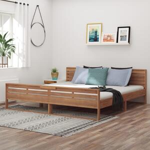 Bed Frame Solid Teak Wood 200x200 cm