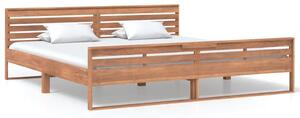 Bed Frame Solid Teak Wood 200x200 cm