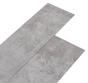 Self-adhesive PVC Flooring Planks 5.21 m? 2 mm Earth Grey