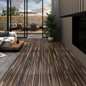 Self-adhesive PVC Flooring Planks 5.21 m? 2 mm Striped Brown
