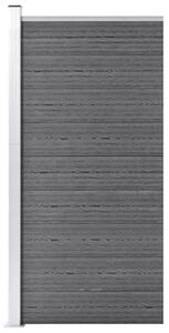 Fence Panel WPC 95x186 cm Grey