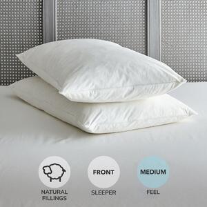 Duck Feather Medium-Support Pillow Pair White