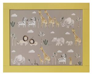Safari Kid's Lap Tray Grey/Black/Yellow