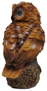 Lifelike Tawny Owl Garden Ornament
