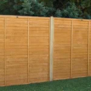 Forest Larchlap Fence Panel - 5ft x 6ft