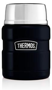 Thermos Stainless King 470ml Midnight Blue Food Flask Black/Silver