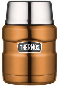 Thermos Copper 470ml Food Flask Copper and Silver