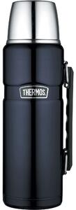 Thermos 1.2L Blue Stainless Steel Flask Blue/Silver