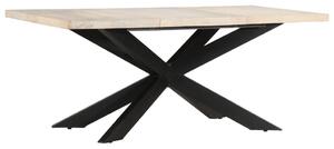 Dining Table 180x90x76 cm Solid Bleached Mango Wood
