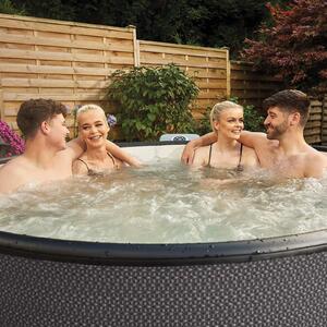 CleverSpa Cornwall 7 Person Drop Stitch Hot Tub with Wi-Fi-enabled CleverLink App & Halo LED Light