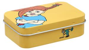 Muurla Pippi metal tin 10x6.5x3 cm The Strongest Girl