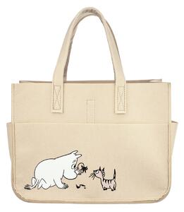 Muurla Moomin pets storage basket 25x40 cm Beige