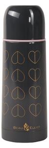 Beau and Elliot 350ml Vacuum Insulated Vacuum Flask Black and Gold