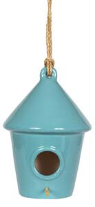 Conical Ceramic Birdhouse (Slate or Teal) - 26cm