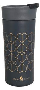 Beau and Elliot Dove Grande 450ml Insulated Travel Mug Grey and Brown