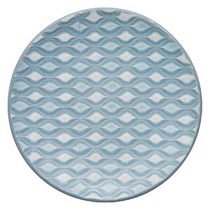 Denby Impression Small Blue Accent Plate Blue and White