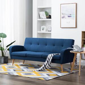 246995 3-Seater Sofa Fabric Blue