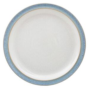 Denby Elements Blue Stoneware Side Plate White/Blue
