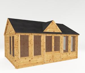 Mercia 4m x 5.5m Pool House Log Cabin 44mm