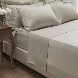 Dorma Smooth & Soft 300 Thread Count Cotton Sateen Flat Sheet