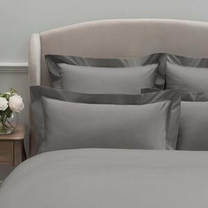 Dorma 300 Thread Count 100% Cotton Sateen Plain Kingsize Oxford Pillowcase Beige