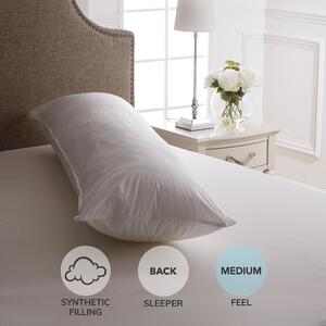 Dorma Full Forever Medium-Support Body Pillow White