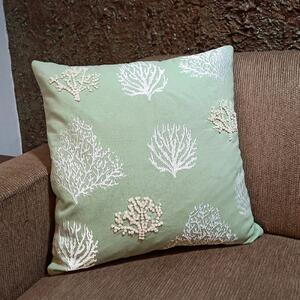 Country Living French Knot Salcombe Sea Flower Cushion