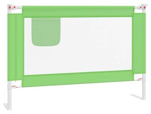 Toddler Safety Bed Rail Green 100x25 cm Fabric
