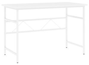 Computer Desk White 105x55x72 cm MDF and Metal