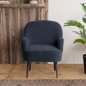 Bailey Sherpa Occasional Chair Navy