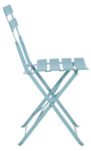Lazio Bistro Garden Table and Chairs Set - Blue