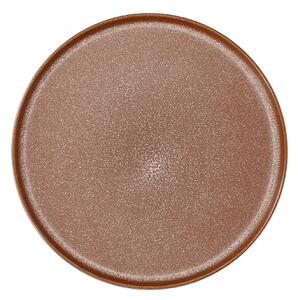 House Beautiful Metro Stacking Dinner Plate Brown - Set of 2