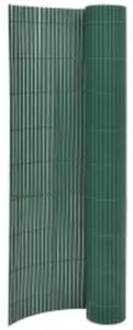 Double-Sided Garden Fence 110x300 cm Green