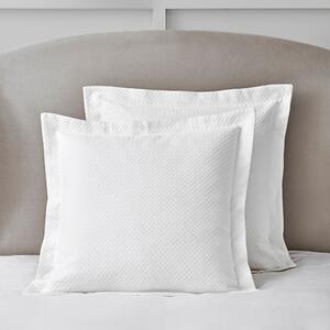 Dorma Purity Cardinham 100% Cotton White Continental Pillowcase White