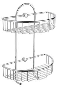 Bathstore Wire Double Semi Circle Basket