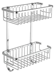Bathstore Wire Double Rectangle Basket