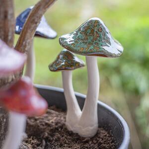 Twin Mushroom 25cm Garden Ornament