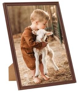 Photo Frames Collage 3 pcs for Wall or Table Brown 20x25 cm MDF
