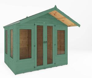 Country Living Premium Hatton 6ft x 8ft Contemporary Summerhouse Painted + Installation - Aurora Green