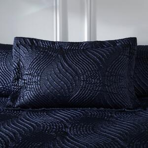 Romilly Pinsonic Navy Oxford Pillowcase Navy Blue