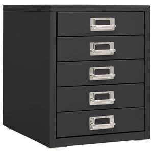 Office Cabinet Anthracite 28x35x35 cm Metal